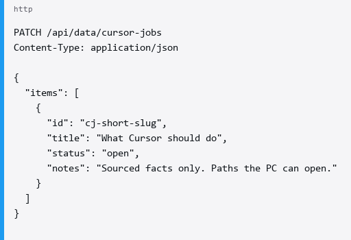 http snippet