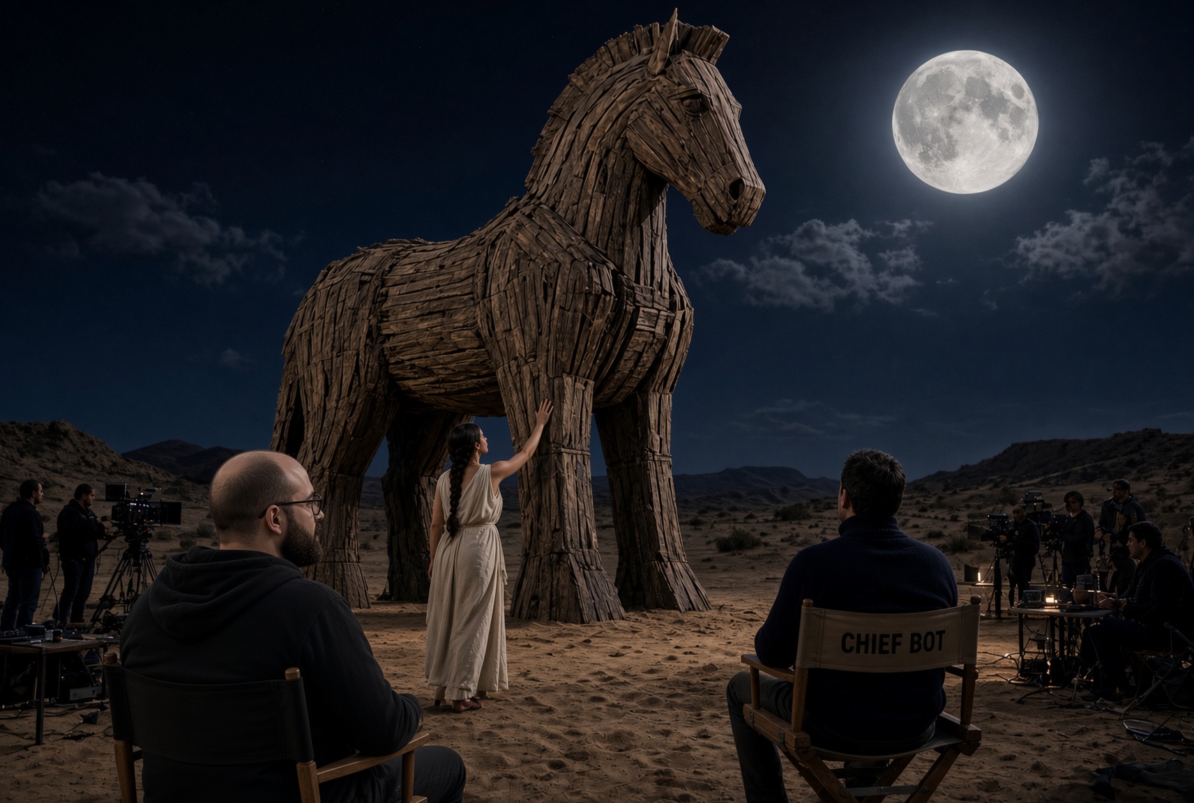 Alex and the bots create the film The Belly.