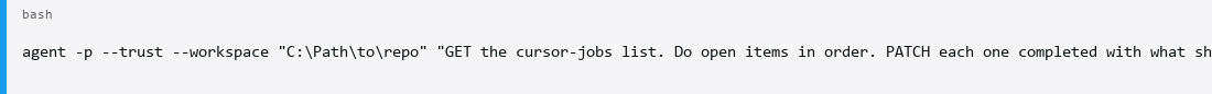 bash snippet
