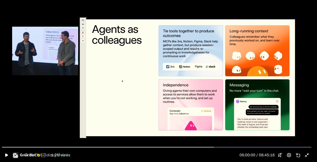 Agents as colleagues.