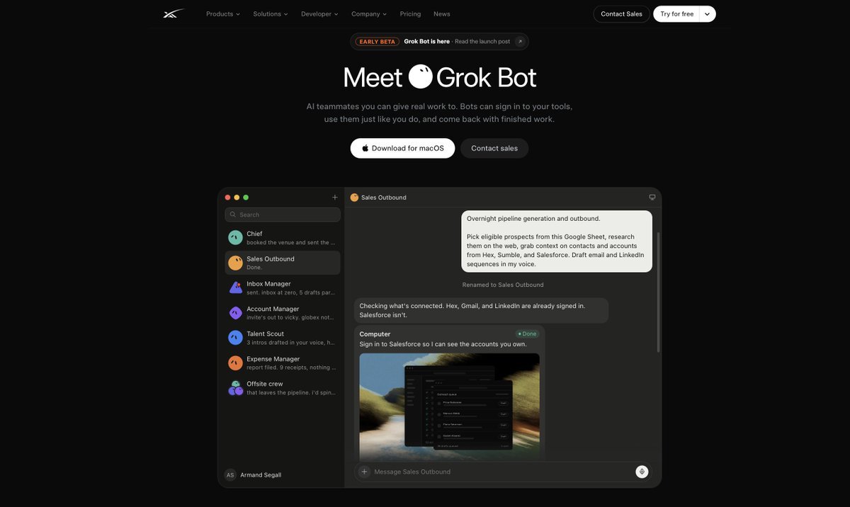 Meet Grok Bot